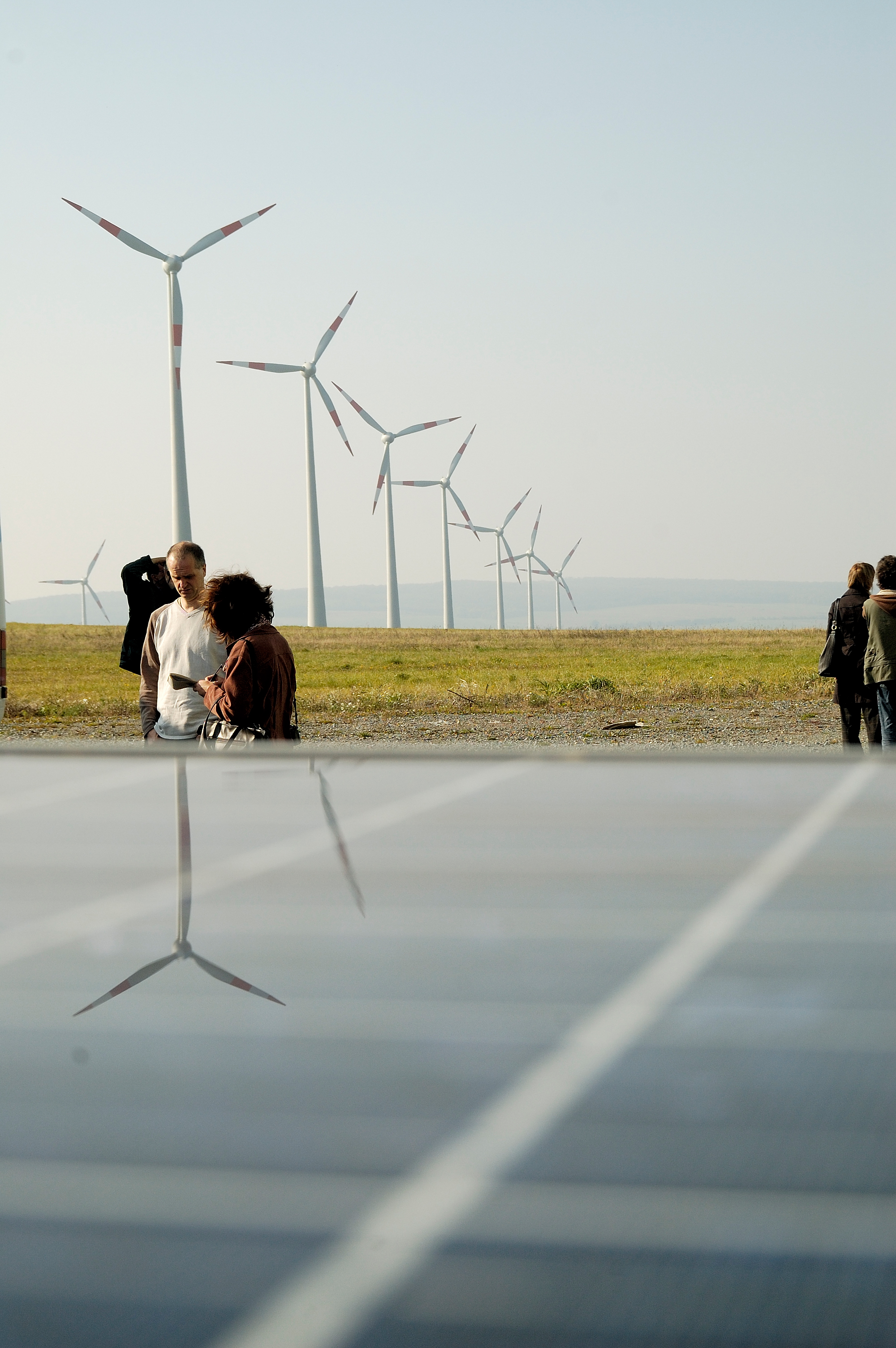 Windpark und Photovoltaik