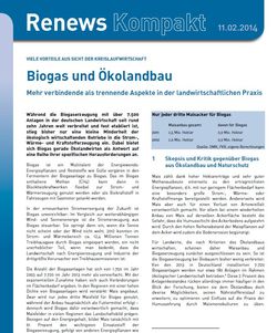 Titel_Renews_Kompakt_Bioenergie_Oekolandbau