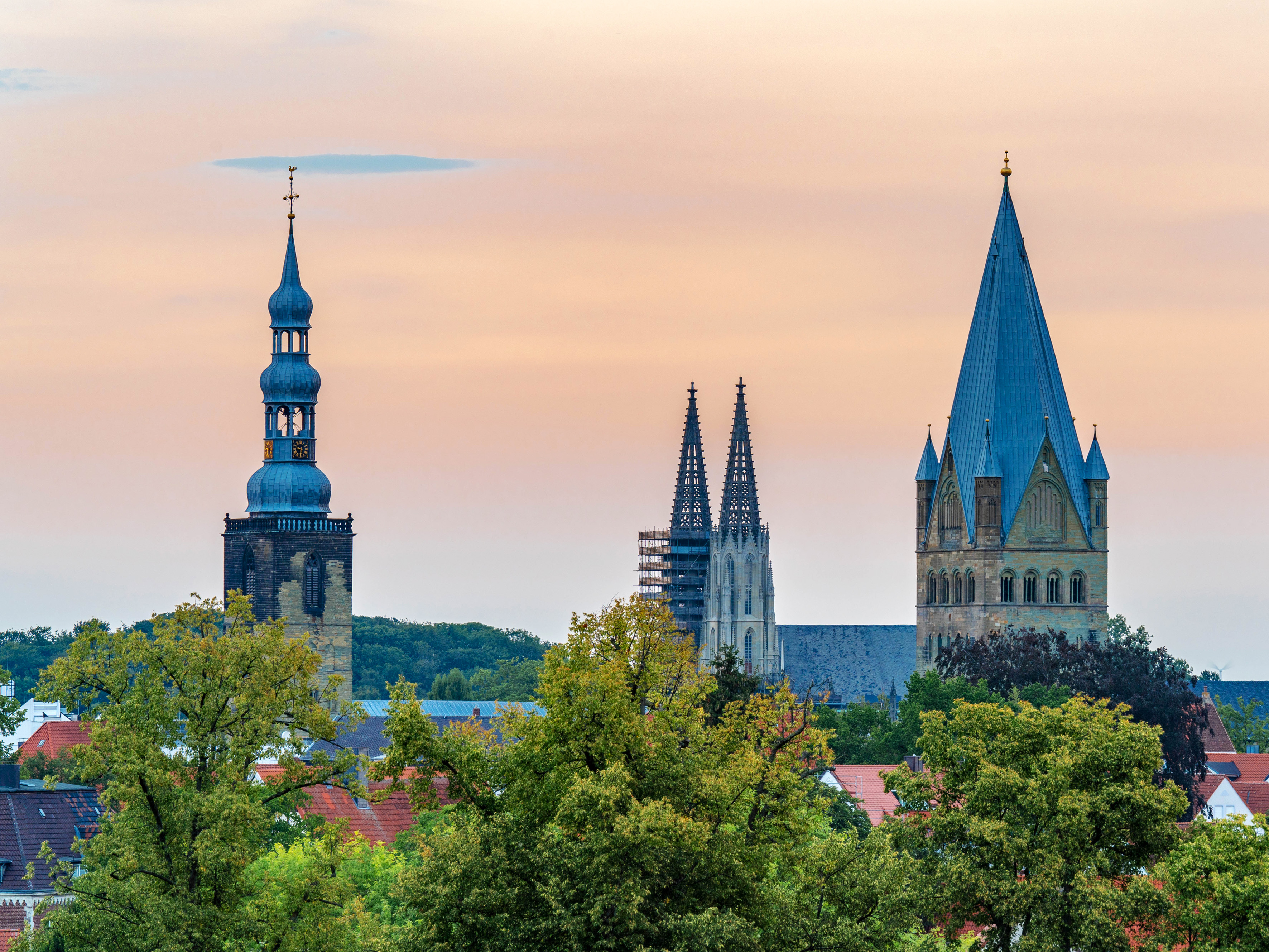 Blick auf das historische Stadtzentrum von Soest (Foto: Gero Sliwa /Stadt Soest)