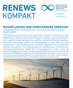 AEE_RenewsKompakt_Planungsrecht und Erneuerbare Energien_feb23_s1_neu