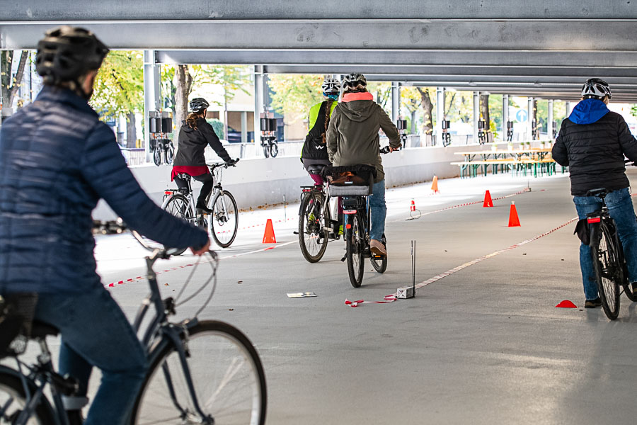 Workshop Fahrradergonomie am Mobilitätstag 2022 (Foto: Landratsamt Ludwigsburg)