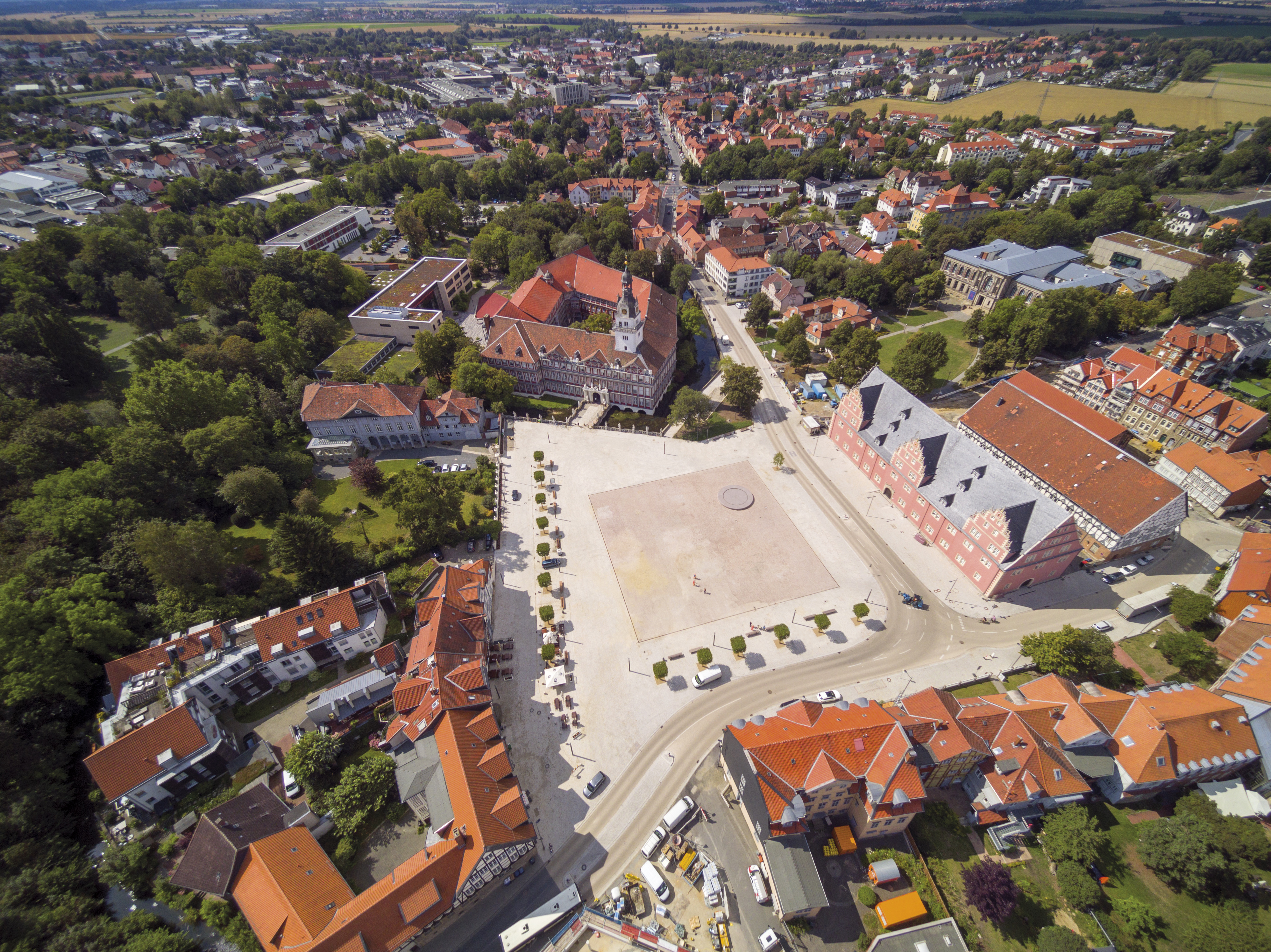 Wolfenbüttels Schlossplatz (Foto: Stadt Wolfenbuettel Stadt/ Henning Kramer).